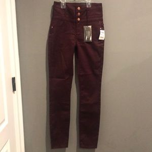 Maroon jeans